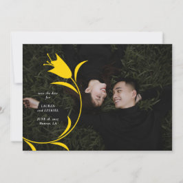 CONVITES MOD YELLOW TULIP WEDDING SALVE A DATA