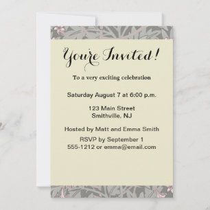 Convites Moda de casamento antiga homem mulher 1823