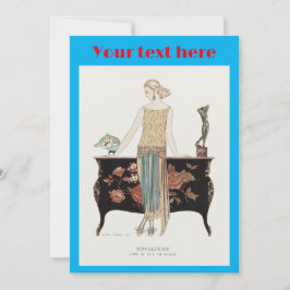 Convites Moda George Barbier Art Deco