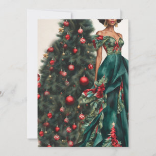 Convites Moda Preta Vintage Chic