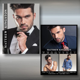 Convites Modelagem de 4 Modelo de placa composta de dois la