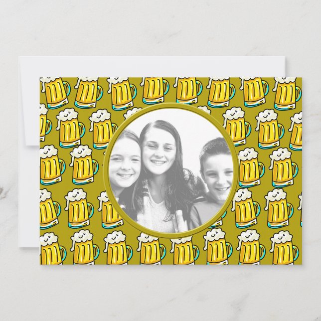 Convites Modelo, Borda da Cerveja (Frente)