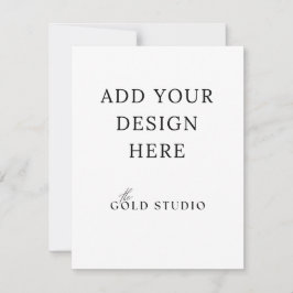 Convites Modelo da placa de gabinete (4,25 x 5,5)