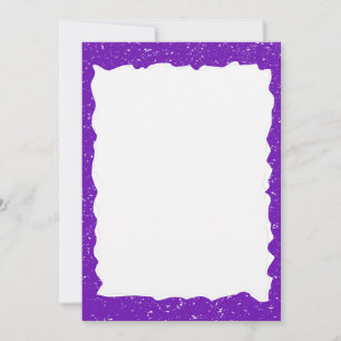 Convites Modelo de borda personalizada de papel rasgado em 