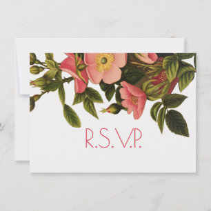 Convites Modelo de casamento de RSVP de Resposta Personaliz