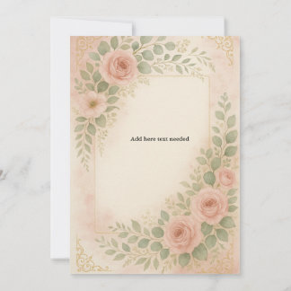 Convites Modelo de casamento simples