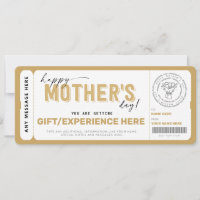 Modelo de Certificado de Oferta de dia de as mães