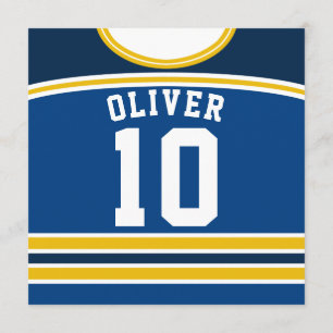 Convites Modelo de Convidados para a Festa de Hóquei em Ge