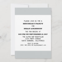 Modelo de Festa de aniversário de  para adultos