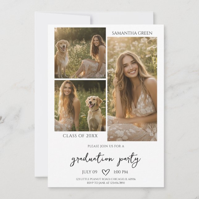 Convites Modelo de Formatura 2025 (Frente)