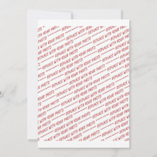 Convites Modelo de Foto 8x10 Específico do Tamanho