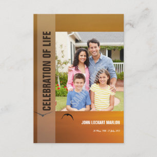 Convites Modelo de Funeral Imprimível