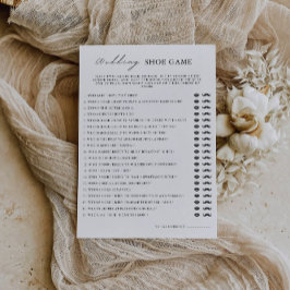 Convites Modelo de Jogo de Calçado de Casamento Minimalista
