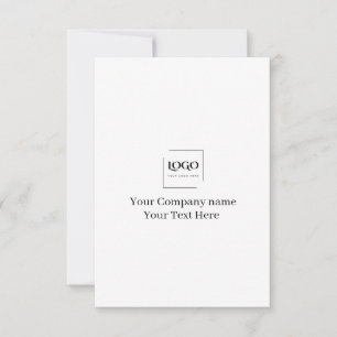 Convites Modelo de logotipo personalizado elegante
