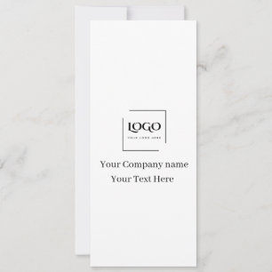 Convites Modelo de logotipo personalizado elegante