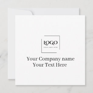 Convites Modelo de logotipo personalizado elegante