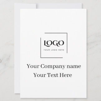 Convites Modelo de logotipo personalizado elegante