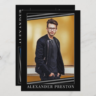 Convites Modelo de Placa Comp Placa Zed Card 2 Foto 5.5x7.5