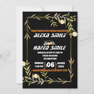 Convites Modelo de placa de boas-vindas para chá de lingeri