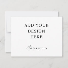 Convites Modelo de placa de gabinete de paisagem (4,25 x 5,