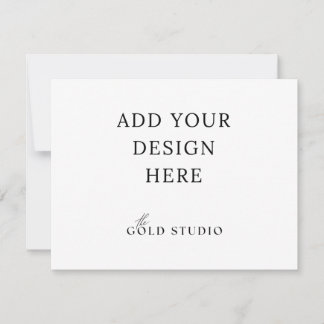 Convites Modelo de placa de gabinete de paisagem (4,25 x 5,