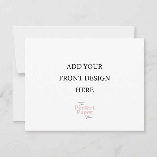 Convites Modelo de placa de gabinete de paisagem (4,25 x 5, (Frente)