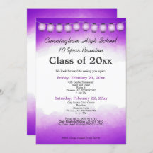 Modelo de Reunião de Classe de Aquarela Puro