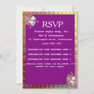Convites Modelo de RSVP