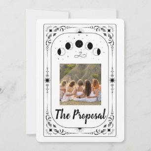 Convites Modelo de Tarot Foto Personalizada Dama de Honra