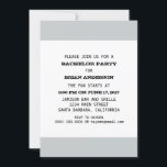 Convites Modelo do partido de solteiro<br><div class="desc">Modelo do partido de solteiro</div>