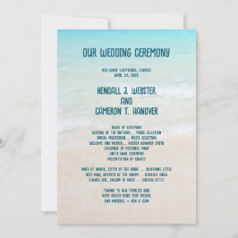 Convites Modelo do Programa de Cerimônia de Casamento de Pr