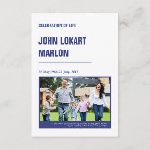 Convites Modelo do Programa Funeral Imprimível