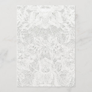 Convites Modelo - Fundo de rendas brancas