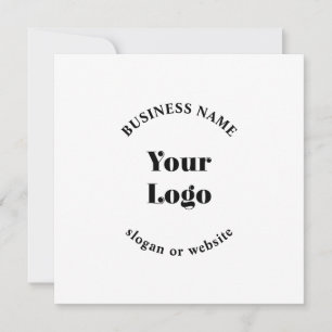 Convites Modelo minimalista retrô-moderno para o seu logoti