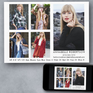 Convites Modelo moderno e placa fotográfica comp do ator 5