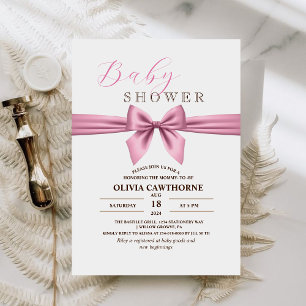 Convites Modelo Moderno Minimalista Rosa