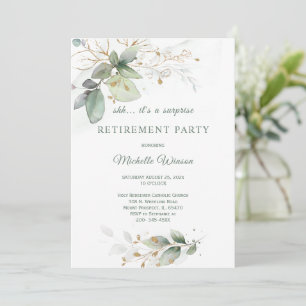 Convites Modelo Personalizado de Festa de Aposentadoria