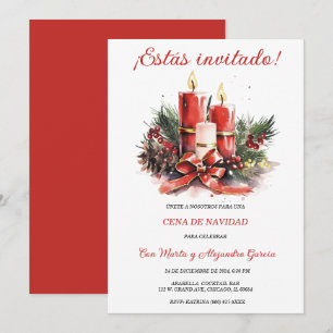 Convites Modelos de Festas de Natal Personalizados
