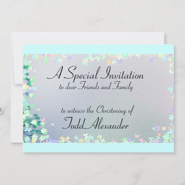 Convites Modelos de Natal com Batismo (Frente)