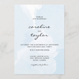 Convites Modern, aquarell, minimalistic Wedding Collection
