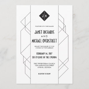 Convites Modern Art Deco