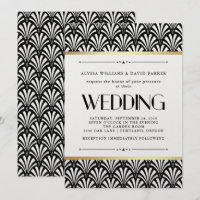 Modern Art Deco | Casamento Negro e Branco