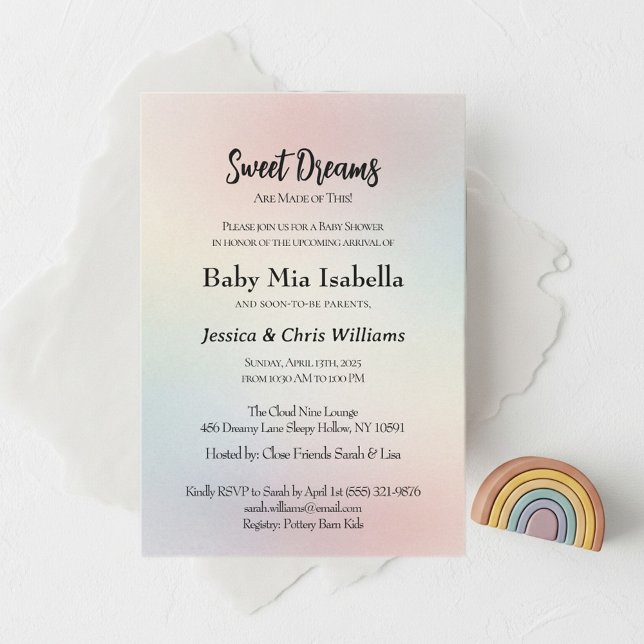 Convites Modern Baby Shower Invite  (Criador carregado)