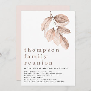 Convites Modern Blush deixa o Partido Sindicato da Família