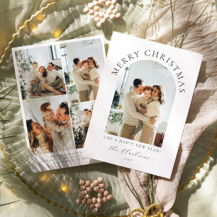 Convites Modern Boho Feliz Natal e Feliz ano novo