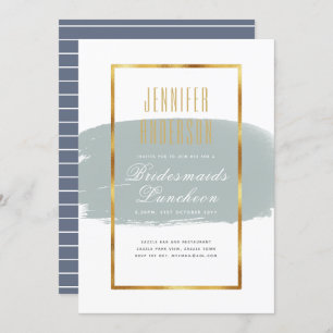 Convites Modern Bridesmaids Luncheon Tea Brunch Convida