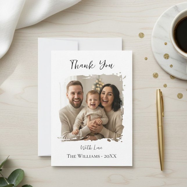 Convites Modern Christmas Photo Card Template, Minimal  (Criador carregado)
