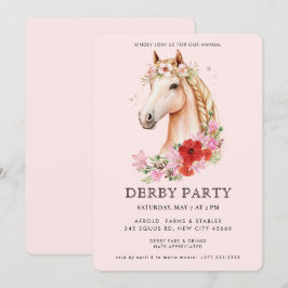 Convites Modern  Derby Party 