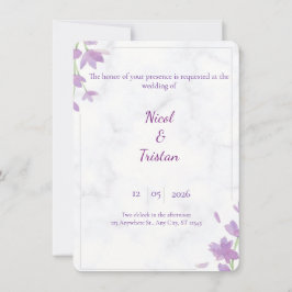 Convites Modern Elegant Wedding Invitation