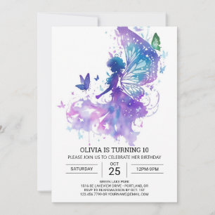 Convites Modern Fairycore Birthday